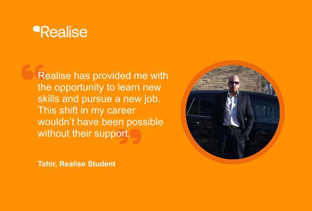 Tahir Ali’s career swap with Realise: From banking to bus driving