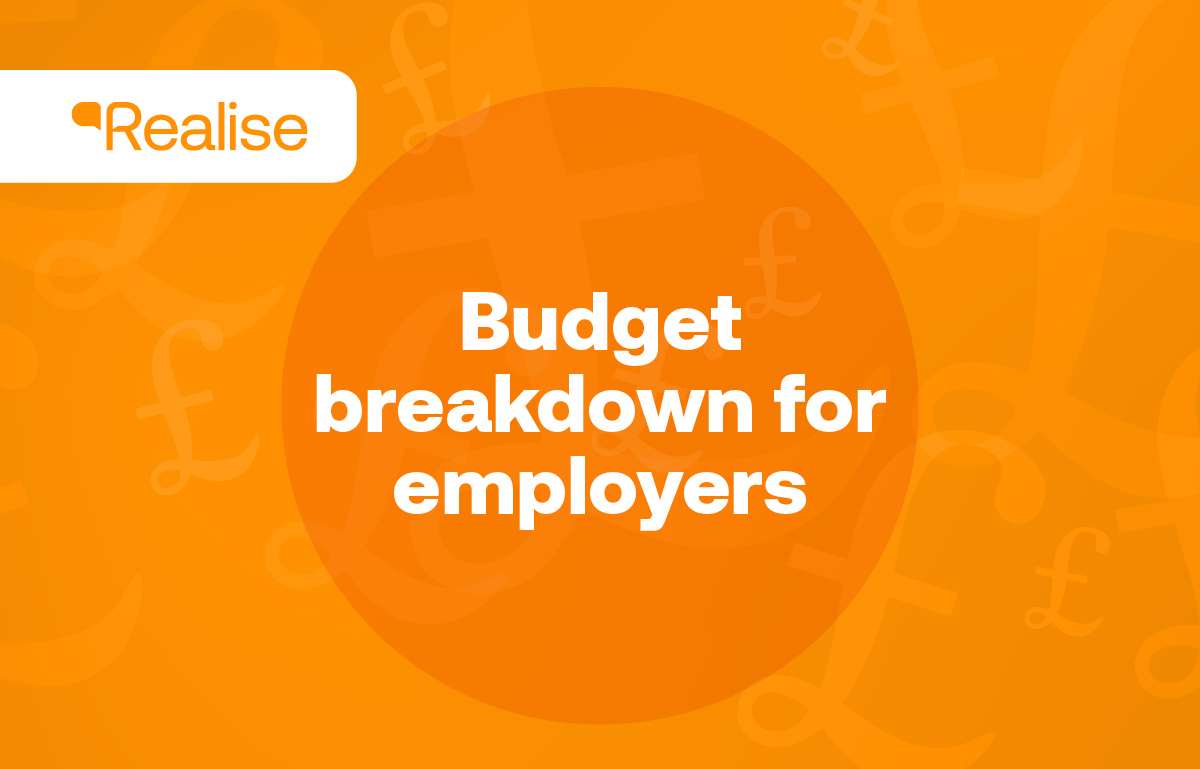 Budget breakdown for employers