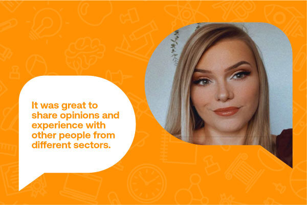 Leah invested her time not money for career progression.