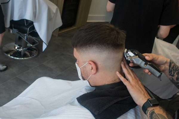 Barbering Traineeship taking place in a barbershop