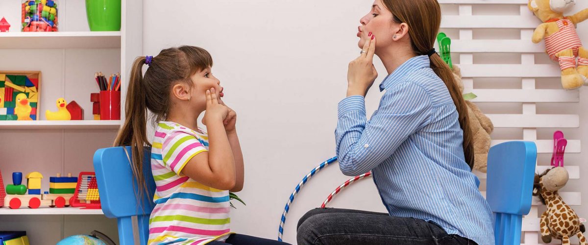 Lady with a young girl on the Children and Young People’s Mental Health course